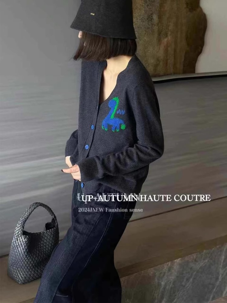 Wool Coat Peacoat - Europejska stacja Dekolt w kształcie litery