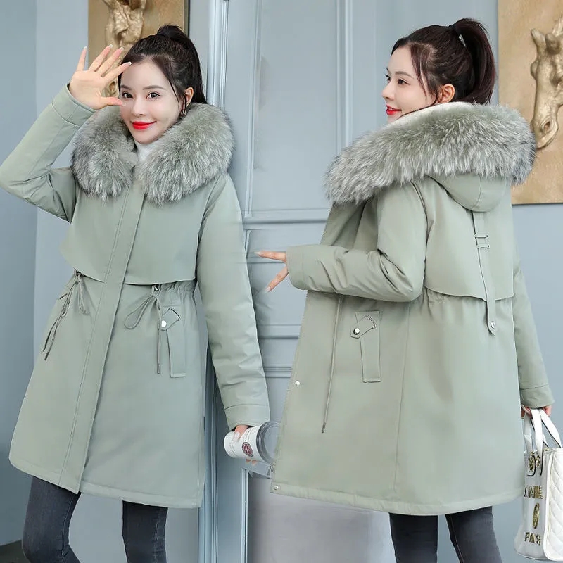 Wool Coat Peacoat - Zagęścić Parkas 8XL nowa kurtka zimowa