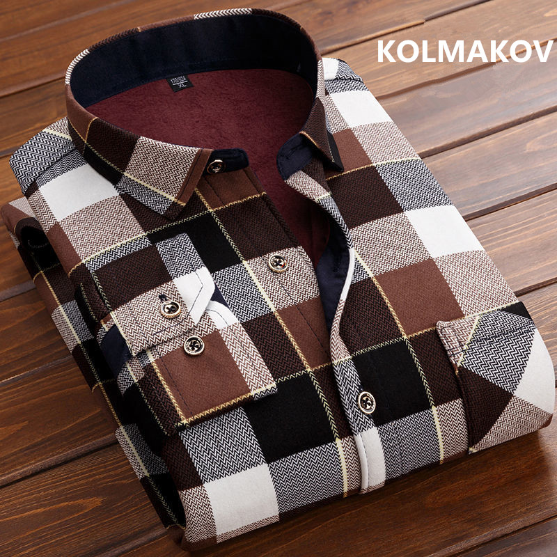 Męska moda zimowa 2026, elegan – Flannel Shirt Lined recenzja i cena