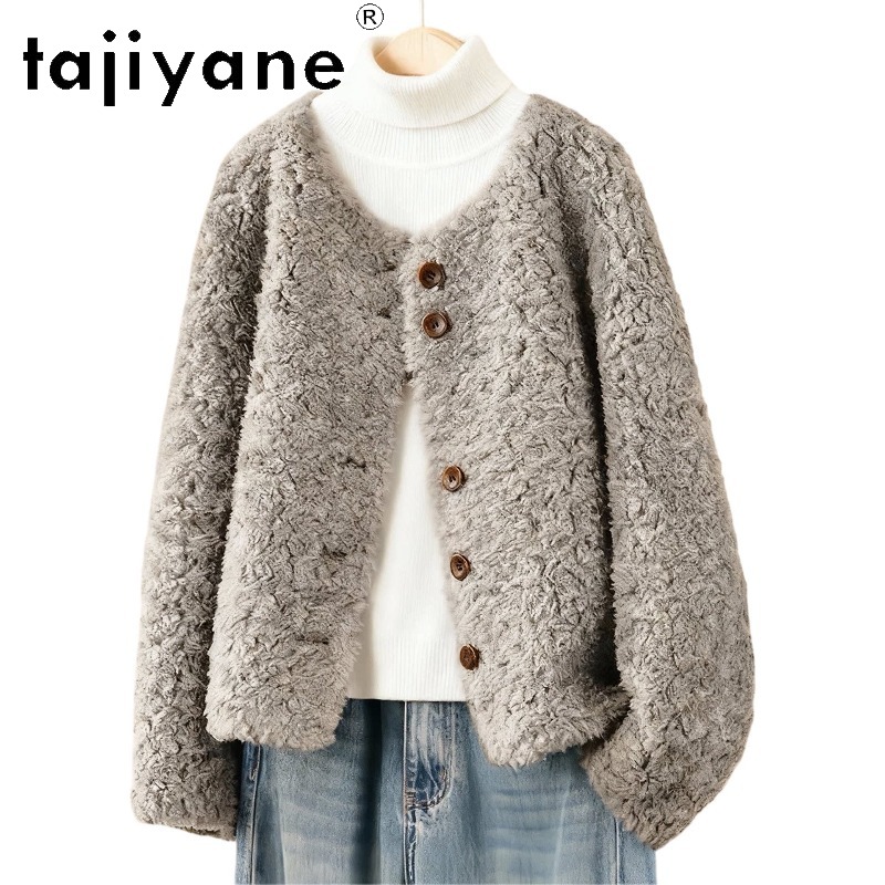 TAJIYANE 100% Wełniany Płaszcz – Wool Coat Peacoat recenzja i cena