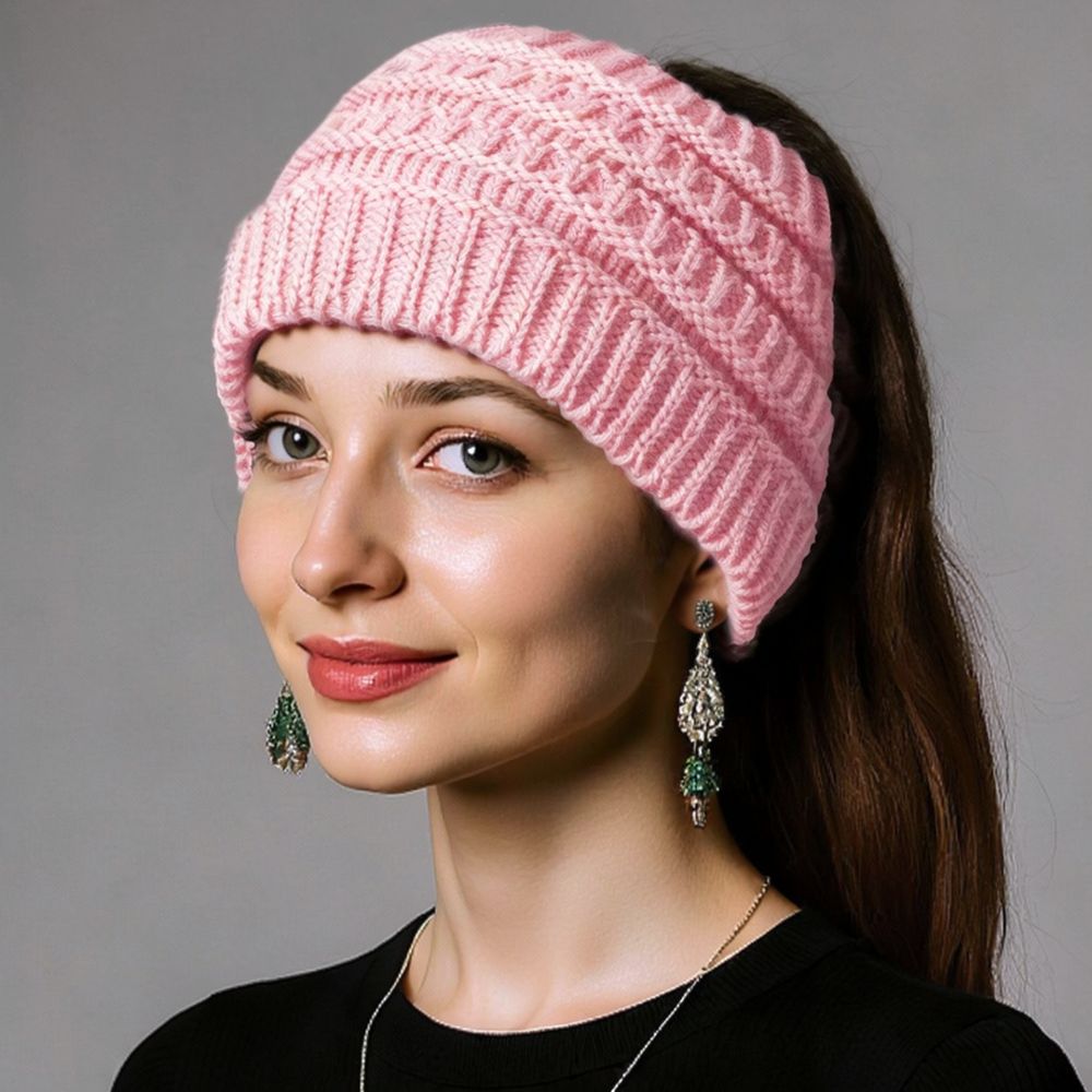 Damska dzianinowa opaska na gł – Fleece Ear Warmer Band recenzja i cena