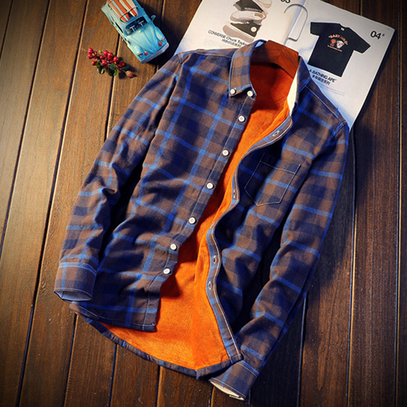 Camisa Masculina męskie koszul – Flannel Shirt Lined recenzja i cena